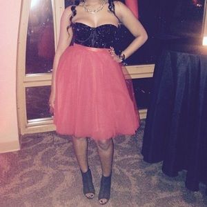 Red Tulle Skirt